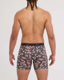 SAXX - Quest Quick-Dry Mesh Performance Boxer Brief 6" - Adobe Zoo-Black