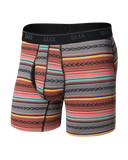 SAXX - Quest Quick-Dry Mesh Performance Boxer Brief 6" - Globetrekker Stripe-Multi