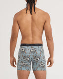 SAXX - Quest Quick-Dry Mesh Performance Boxer Brief 6" - Hunting Lodge-Silver Pine