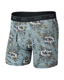 SAXX - Quest Quick-Dry Mesh Performance Boxer Brief 6" - Hunting Lodge-Silver Pine