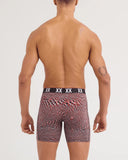 SAXX - Multi-Sport Mesh 6" - Hyperspace-Red Hot