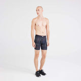 SAXX Multi-Sport Mesh Multi-Sport Performance Boxer Brief 6" - Optic Grid Black