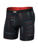 SAXX Multi-Sport Mesh Multi-Sport Performance Boxer Brief 6" - Optic Grid Black