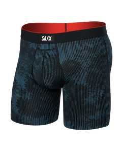 SAXX Multi-Sport Mesh Multi-Sport Performance Boxer Brief 6" - White Noise Daisy