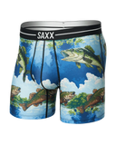 SAXX - Volt Breathable Mesh Boxer Brief 6" - Bitmap Big Mouth-Multi