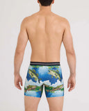 SAXX - Volt Breathable Mesh Boxer Brief 6" - Bitmap Big Mouth-Multi