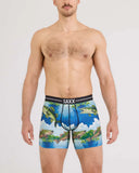 SAXX - Volt Breathable Mesh Boxer Brief 6" - Bitmap Big Mouth-Multi