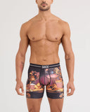 SAXX - Volt Breathable Mesh Boxer Brief 6" - Disco Fries-Maroon