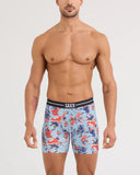 SAXX - Volt Breathable Mesh Boxer Brief 6" - Hockey Brawl-Blue
