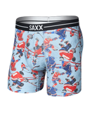 SAXX - Volt Breathable Mesh Boxer Brief 6" - Hockey Brawl-Blue