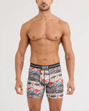 SAXX - Volt Breathable Mesh Boxer Brief 6" - Hiking Sweater-Cream