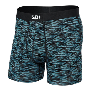 SAXX VIBE Super Soft Boxer Brief / Action Spacedye- Washed Teal