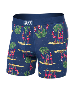 SAXX Vibe Super Soft Comfort Blend Boxer Brief 5"- Holidays in Paradise