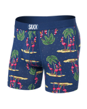 SAXX Vibe Super Soft Comfort Blend Boxer Brief 5"- Holidays in Paradise