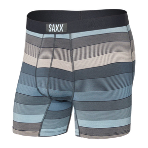 SAXX Vibe Boxer Brief / Hazy Stripe- Washed Blue