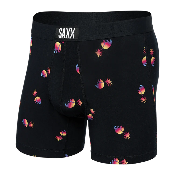 SAXX Vibe Boxer Brief / Sunset Waves- Black