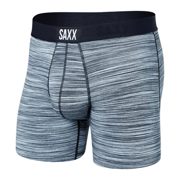 SAXX VIBE Super Soft Boxer Brief / Spacedye Heather - Blue