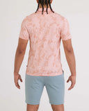 SAXX - DropTemp® Dry UPF Performance Polo - Pineapple Tonal-Light Coral