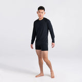 SAXX Roast Master Mid-Weight Thermal Baselayer L/S Crew Black