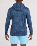 SAXX - DropTemp® All Day Cooling UPF Performance Hoodie - Big Daisy-Denim Heather