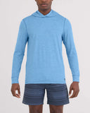 SAXX - DROPTEMP™ ALL DAY COOLING Hoodie - Tranquil Blue Heather