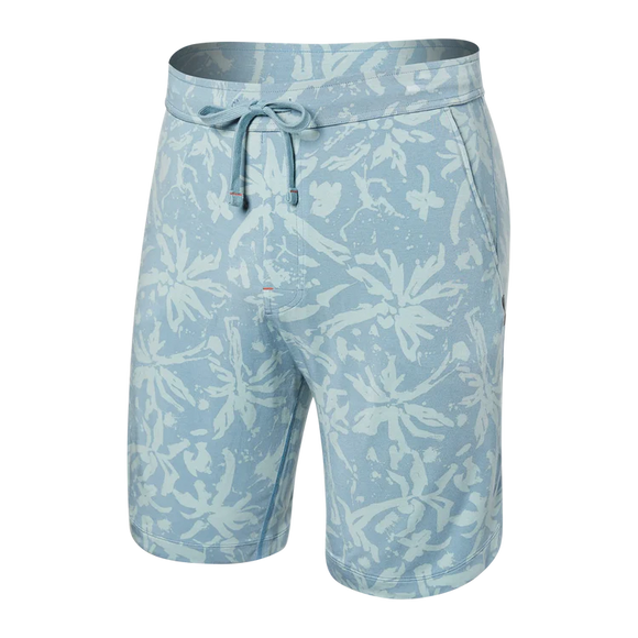 SNOOZE Shorts / Splash Palms- Desert Blue
