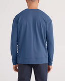 SAXX - 3Six Five Lounge Crew Sweatshirt - Washed Indigo