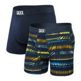 SAXX Ultra 2-Pack Super Soft Boxer Brief / Shade Stripe/Navy
