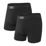 SAXX Vibe 2-Pack Super Soft Boxer Brief / Black/Black