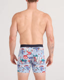 SAXX Vibe Xtra Soft Comfort (2 Pack) Boxer Brief 6" - Mitts And Lumber/Black