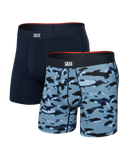 SAXX Vibe Xtra Soft Comfort (2 Pack) Boxer Brief 6" - Pond Camo/Navy