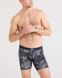 SAXX Vibe Xtra Soft Comfort (3 Pack) Everyday Boxer Brief 6" - Wood Camo/Grey Heather/Black
