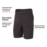 Go To Town Casual Sport 2N1 Shorts 8" / Faded Black