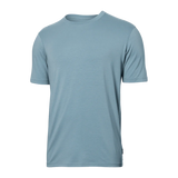 SAXX DropTemp™ Cooling Cotton Short Sleeve Crew / Clay Blue