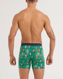 SAXX Vibe Xtra Soft Comfort Boxer Brief 6" - Armchair QB-Lawn Green