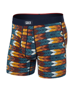 SAXX Vibe Xtra Soft Comfort Boxer Brief 6" - ARROWHEAD Storm Blue