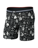 SAXX - Vibe Xtra Soft Comfort Boxer Brief 6" - Bun Appetit-Black
