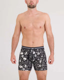SAXX - Vibe Xtra Soft Comfort Boxer Brief 6" - Bun Appetit-Black