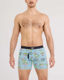 SAXX - Vibe Xtra Soft Comfort Boxer Brief 6" - Birdie-Blue Tide