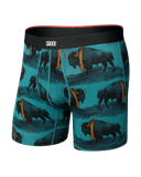 SAXX - Vibe Xtra Soft Comfort Boxer Brief 6" - Bison Bling-Seascape