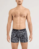 SAXX - Vibe Xtra Soft Comfort (2 Pack) Boxer Brief 6" - Backsplash/Black