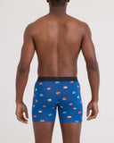 SAXX - Vibe Xtra Soft Comfort Boxer Brief 6" - Crab Boil-Navy Dawn