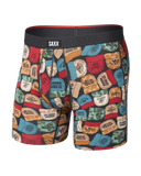 SAXX Vibe Xtra Soft Comfort Boxer Brief 6" - Cowboy Hat-Faded Black