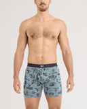 SAXX - Vibe Xtra Soft Comfort (2 Pack) Boxer Brief 6" - Desert Daydream/Faded Black