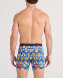 SAXX Vibe Xtra Soft Comfort Boxer Brief 6" - Day Dinking-Bold Blue