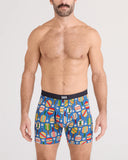 SAXX Vibe Xtra Soft Comfort Boxer Brief 6" - Day Dinking-Bold Blue