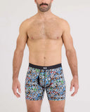 SAXX - Vibe Xtra Soft Comfort Boxer Brief 6" - Footy Fans-Multi