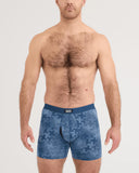 SAXX - Vibe Xtra Soft Comfort (2 Pack) Boxer Brief 6" - Frenetic Tweed/Maritime