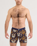 SAXX - Vibe Xtra Soft Comfort Boxer Brief 6" - Gold Chain-Maritime