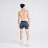 SAXX Vibe Xtra Soft Comfort Boxer Brief 6" - Gent's Stripe Sport Blue